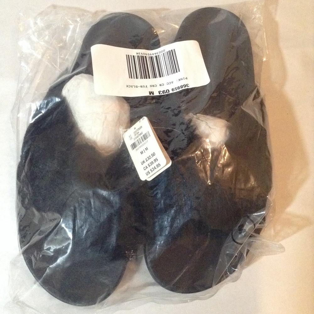 Pink Victoria Secret Fur Slides - Picture 7 of 7